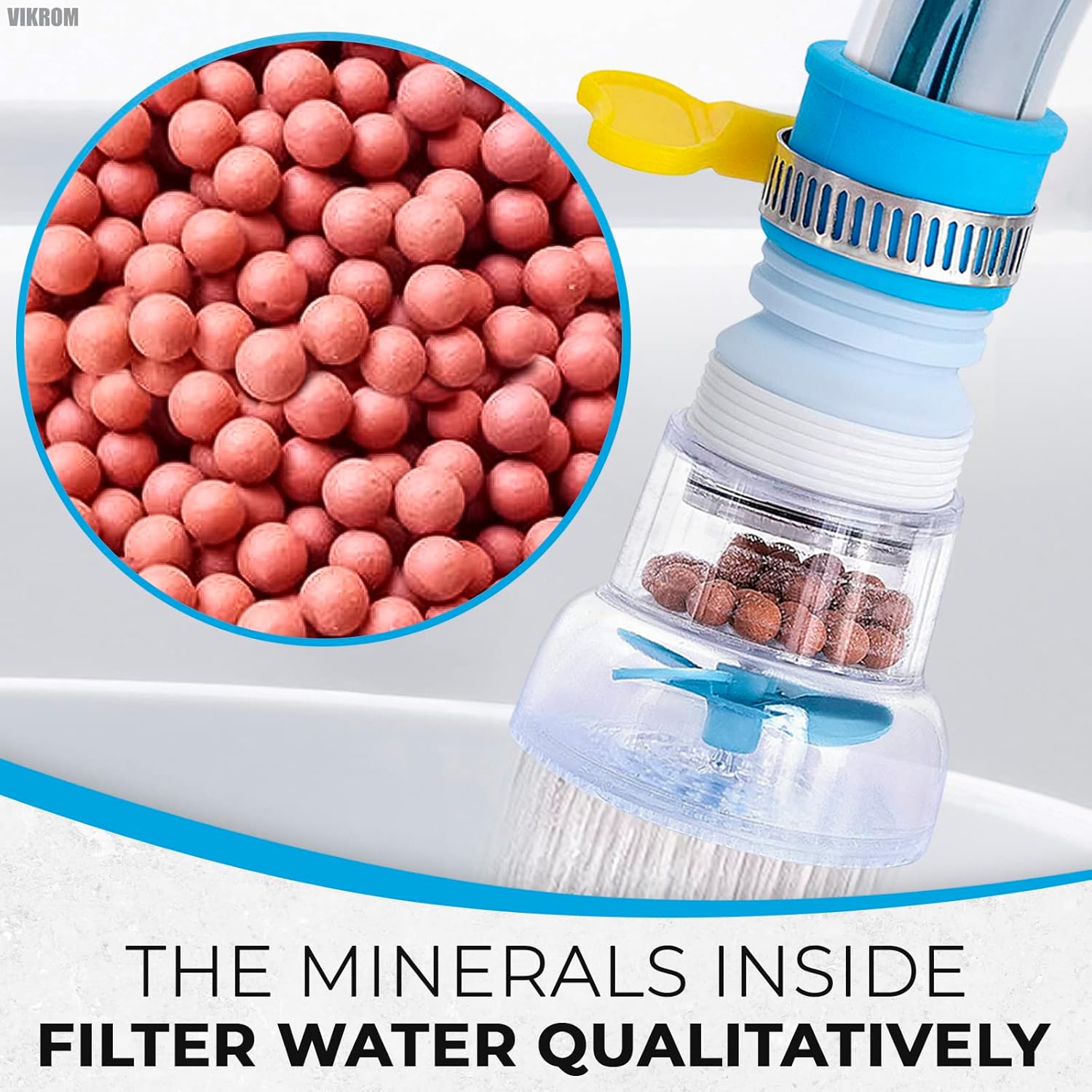 Plastic 360 Adjustable Rotating Water Saving Nozzle Shower Head Faucet Multiple Types of Output Water Valve Splash Regulator Filter Kitchen Tap