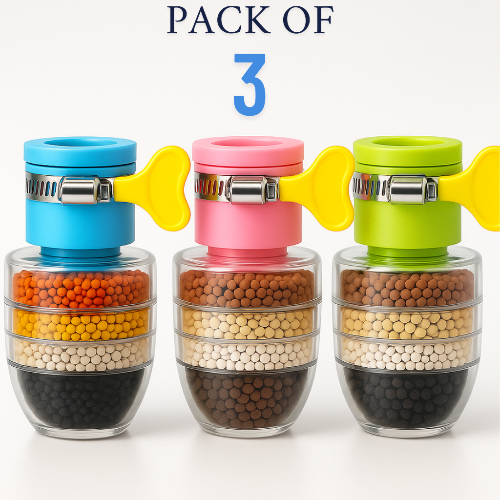 Activated Carbon Faucet Water Filters Home Kitchen Faucet Tap Water|Tap Filter Multilayer | Clean Purifier Filter Cartridge