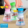 Plastic 360 Adjustable Rotating Water Saving Nozzle Shower Head Faucet Multiple Types of Output Water Valve Splash Regulator Filter Kitchen Tap