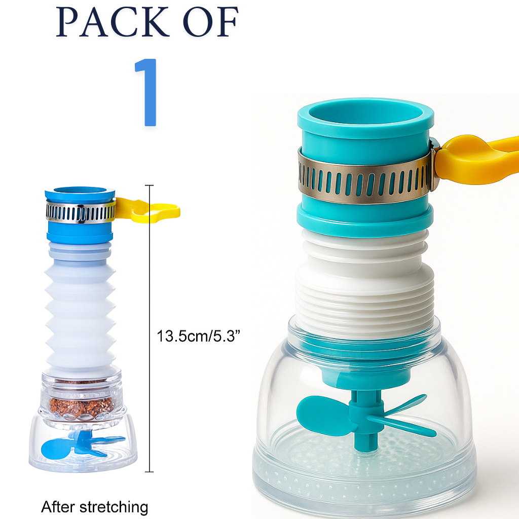 Plastic 360 Adjustable Rotating Water Saving Nozzle Shower Head Faucet Multiple Types of Output Water Valve Splash Regulator Filter Kitchen Tap
