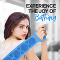 Silicone Back Scrubber Belt for Shower | Soft Exfoliating Body Scrub Brush with Dual Handles | Deep Cleaning Bath Massage Strap